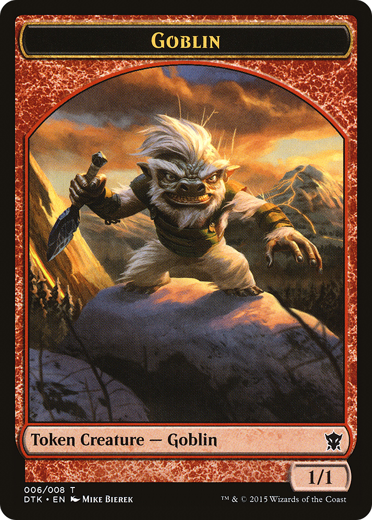 Goblin (DTK-006) - Dragons of Tarkir Tokens