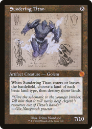 Sundering Titan (BRR-120) - The Brothers' War Retro Artifacts