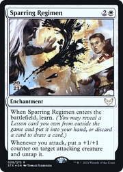 Sparring Regimen (PRE-29S) - Strixhaven: School of Mages Promos Foil