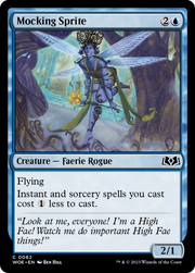 Mocking Sprite (WOE-062) - Wilds of Eldraine Foil