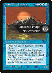 Island Fish Jasconius (4BB-078) - Fourth Edition Foreign Black Border
