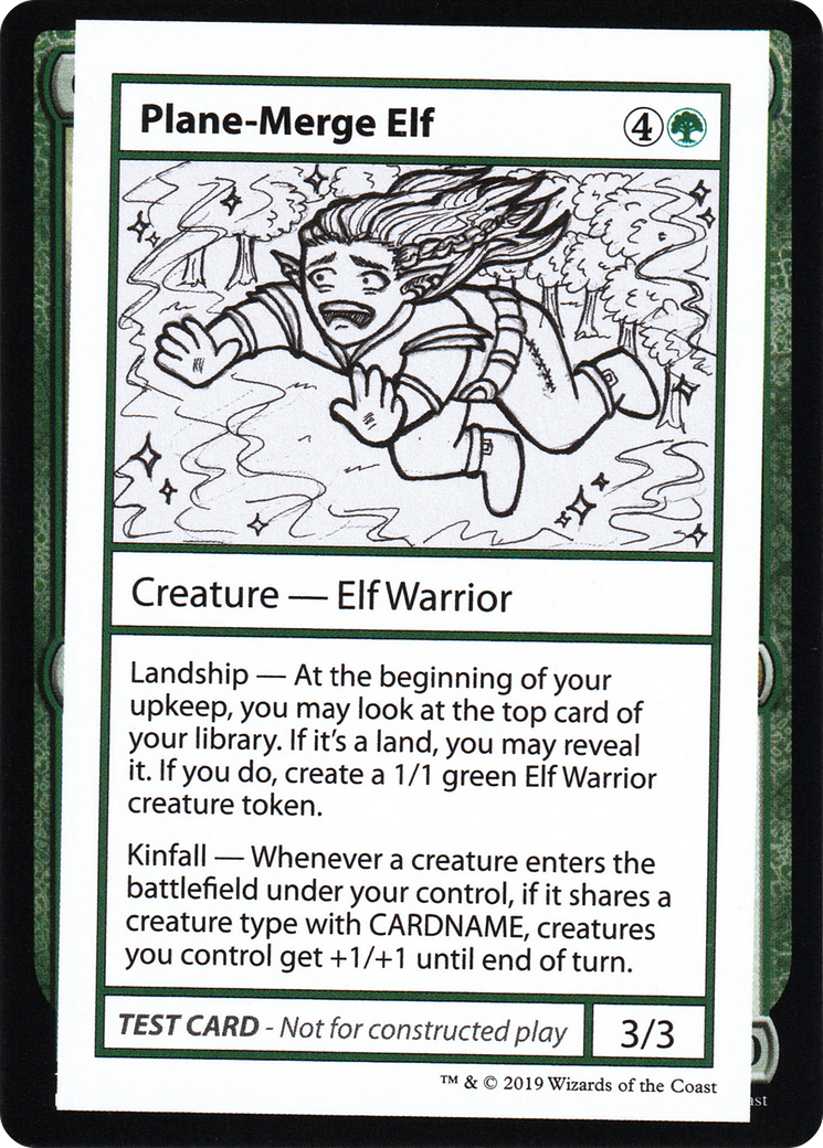 Plane-Merge Elf (CMB1-083) - Mystery Booster Playtest Cards 2021