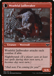 Weary Prisoner // Wrathful Jailbreaker (VOW-184) - Innistrad: Crimson Vow: (Double Faced Transform)
