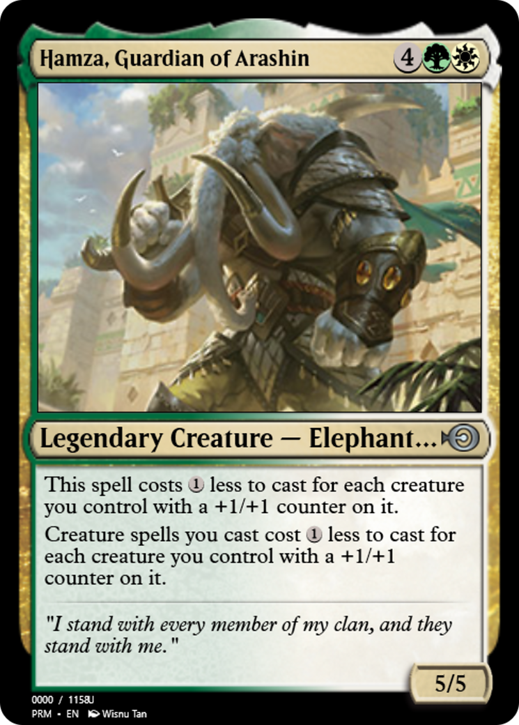 Hamza, Guardian of Arashin (PRM-86324) - Magic Online Promos