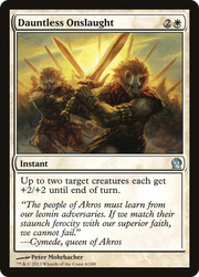 Dauntless Onslaught (THS-006) - Theros Foil