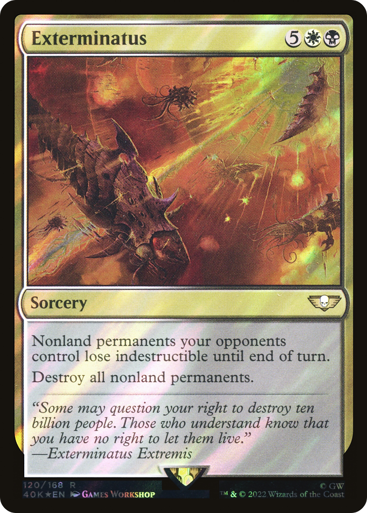 Exterminatus (40K-120) - Warhammer 40,000 Commander Foil