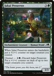 Jukai Preserver (NEO-195) - Kamigawa: Neon Dynasty: (enchantment)