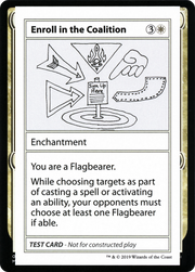 Enroll in the Coalition (CMB1-004) - Mystery Booster Playtest Cards 2021