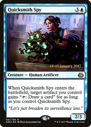 Quicksmith Spy (PRE-41S) - Aether Revolt Promos Foil