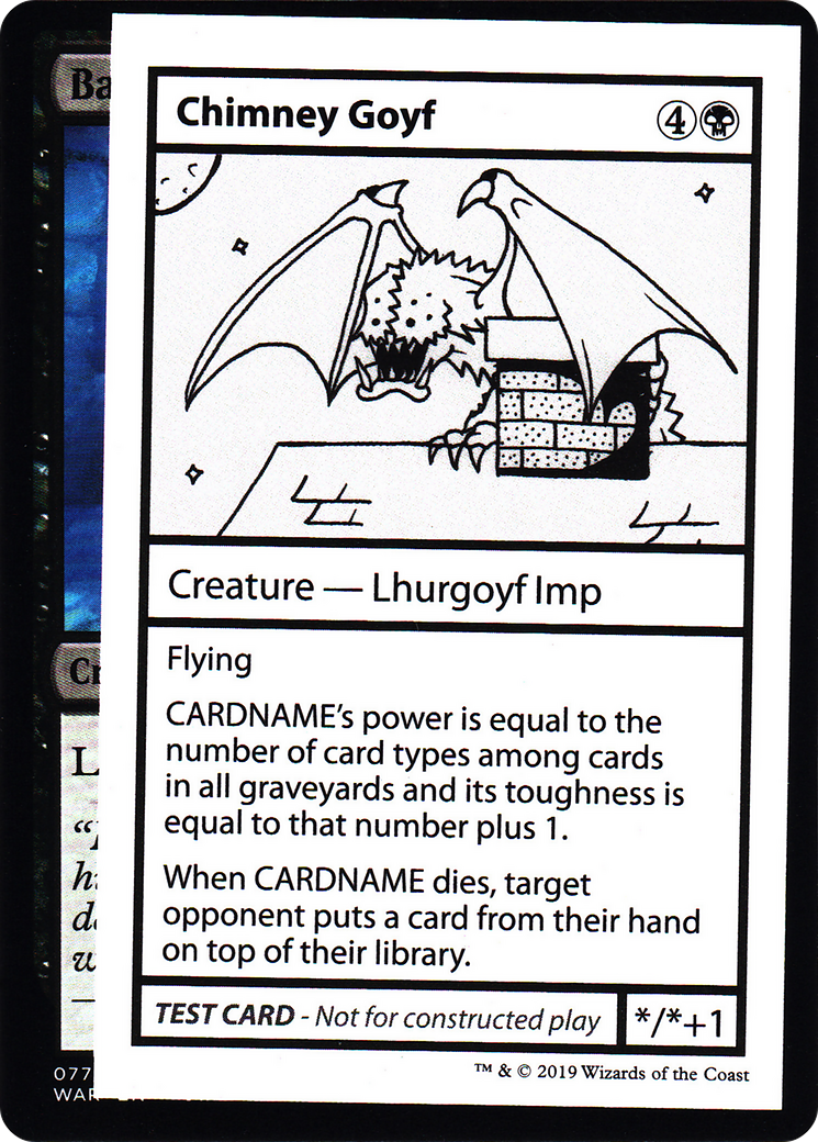 Chimney Goyf (CMB1-038) - Mystery Booster Playtest Cards 2021