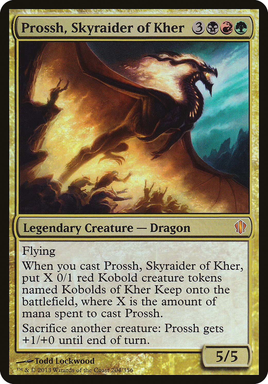 Prossh, Skyraider of Kher (OVER-204) - Commander 2013 Oversized Foil