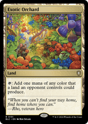 Exotic Orchard (BLC-131) - Bloomburrow Commander