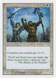 Glorious Anthem (7ED-017) - Seventh Edition