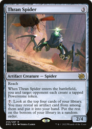 Thran Spider (BRO-254) - The Brothers' War Foil