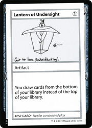 Lantern of Undersight (CMB1-106) - Mystery Booster Playtest Cards 2021