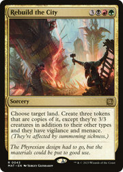 Rebuild the City (MAT-043) - March of the Machine: The Aftermath Foil