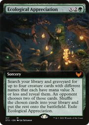 Ecological Appreciation (STX-317) - Strixhaven: School of Mages: (Extended Art)