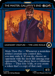 The Master, Gallifrey's End (WHO-543) - Doctor Who: (Showcase) (Borderless) Foil