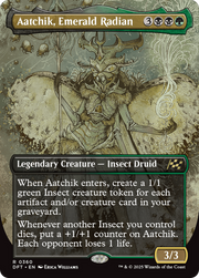 Aatchik, Emerald Radian (Borderless) (DFT-360) - Aetherdrift (Borderless)