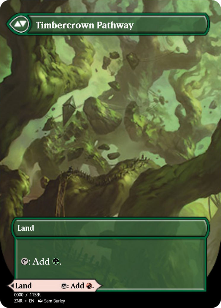 Cragcrown Pathway // Timbercrown Pathway (PRM-83856) - Magic Online Promos Foil
