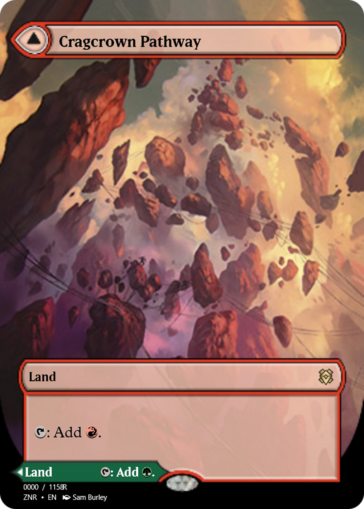 Cragcrown Pathway // Timbercrown Pathway (PRM-83856) - Magic Online Promos Foil