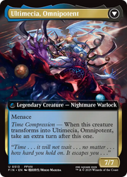 Ultimecia, Time Sorceress // Ultimecia, Omnipotent (FIN-513) - FINAL FANTASY: (Extended Art) Foil