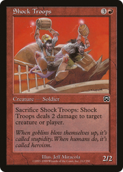 Shock Troops (MMQ-212) - Mercadian Masques