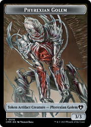 Phyrexian Golem (TCMM-076) - Commander Masters Tokens