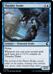 Thunder Drake (CLU-102) - Ravnica: Clue Edition