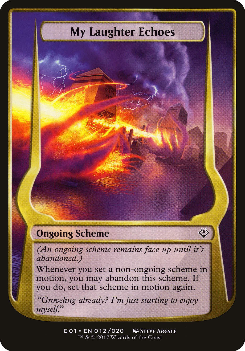 My Laughter Echoes (OVER-012) - Archenemy: Nicol Bolas Schemes