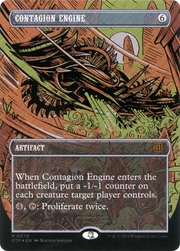 Contagion Engine (OTP-078) - Breaking News (Borderless) Foil