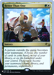 Better Than One (LIST-044) - The List (Unfinity Foil Edition) Foil