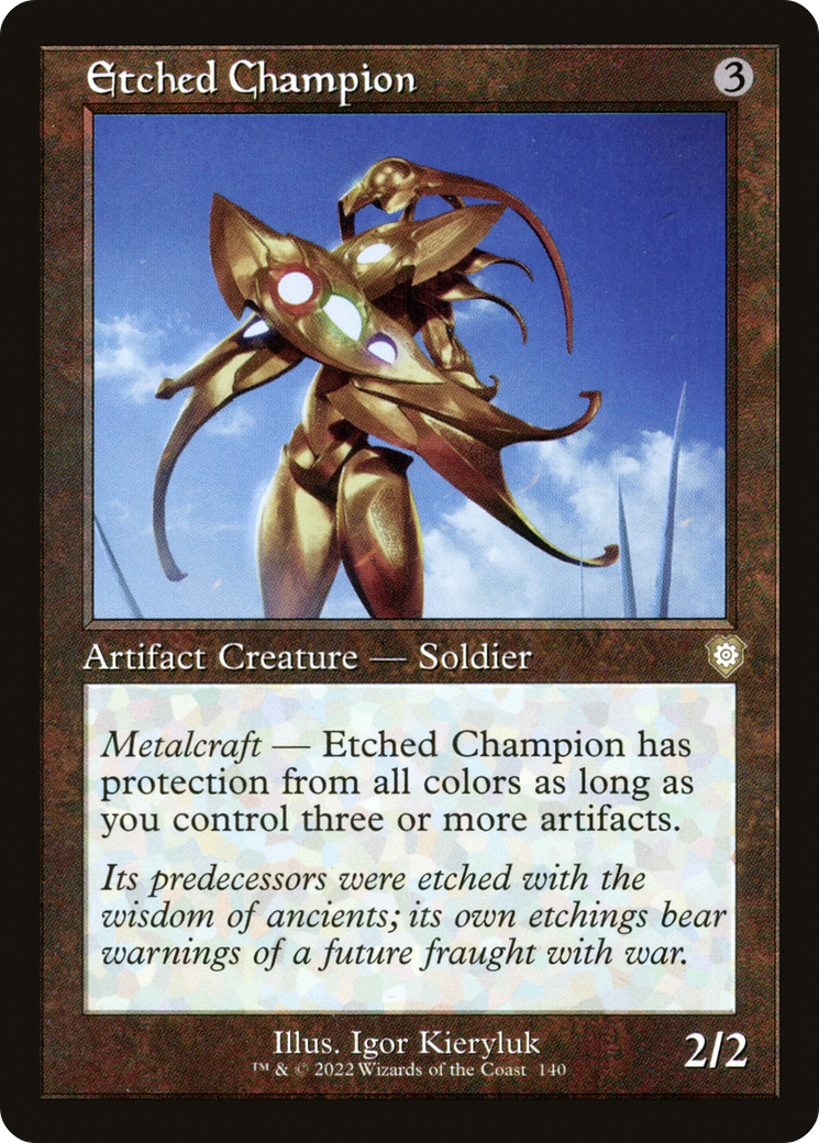 Etched Champion (BRC-140) - The Brothers' War Commander