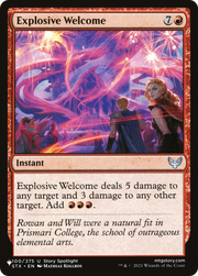 Explosive Welcome (LIST-STX-100) - The List