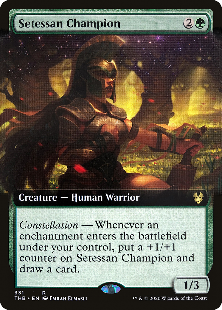 Setessan Champion (THB-331) - Theros Beyond Death: (Extended Art) Foil