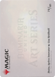 Jhoira, Ageless Innovator // Jhoira, Ageless Innovator (ADMU-073) - Dominaria United Art Series (Borderless) Foil