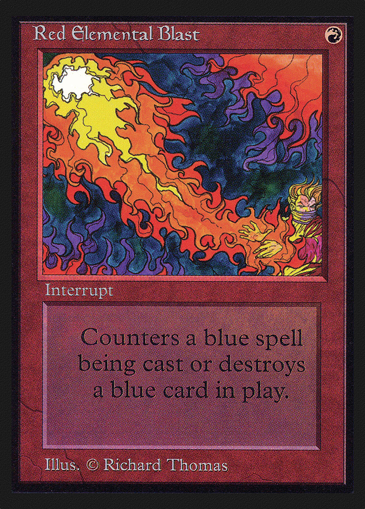 Red Elemental Blast (IED-) - Intl. Collectors' Edition