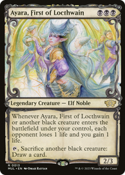 Ayara, First of Locthwain (MUL-013) - Multiverse Legends: (Showcase) Foil