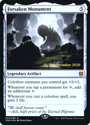 Forsaken Monument (PRE-244S) - Zendikar Rising Promos Foil