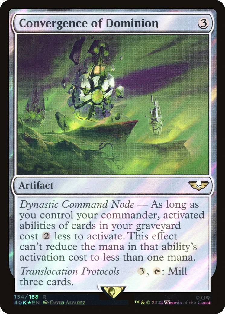 Convergence of Dominion (40K-154) - Warhammer 40,000 Commander Foil