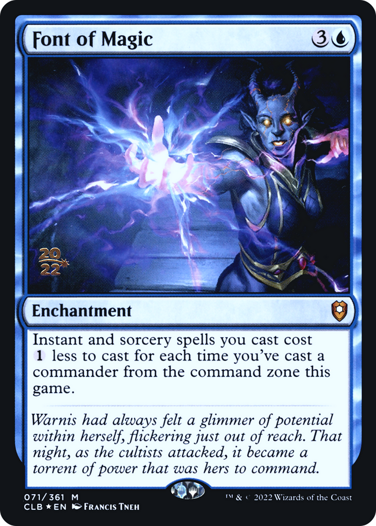 Font of Magic (PRE-71S) - Battle for Baldur's Gate Promos Foil