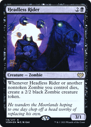Headless Rider (PRE-118S) - Innistrad: Crimson Vow Promos Foil