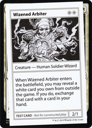 Wizened Arbiter (CMB1-014) - Mystery Booster Playtest Cards 2021