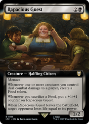 Rapacious Guest (LTC-111) - Tales of Middle-earth Commander: (Extended Art)