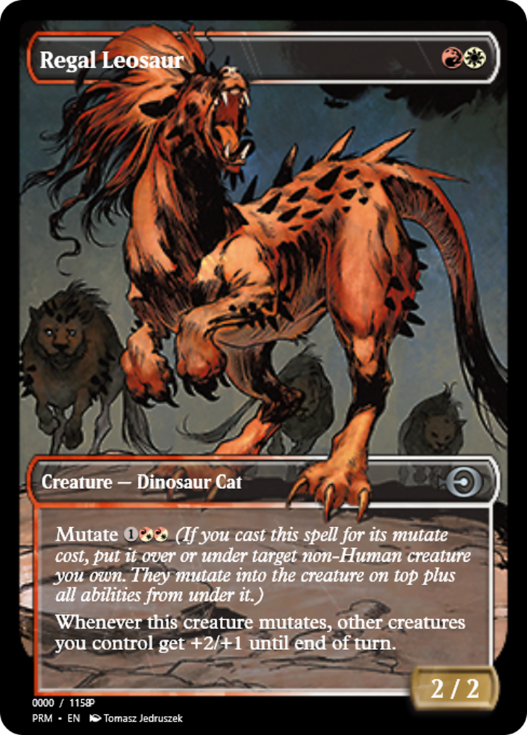 Regal Leosaur (PRM-80967) - Magic Online Promos
