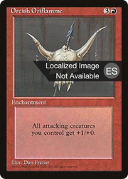 Orcish Oriflamme (4BB-215) - Fourth Edition Foreign Black Border