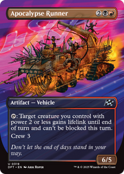 Apocalypse Runner (Borderless) (DFT-319) - Aetherdrift (Borderless) Foil