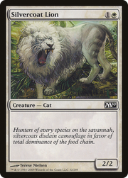 Silvercoat Lion (M10-032) - Magic 2010 Foil