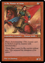Lu Bu, Master-at-Arms (PRM-36130) - Magic Online Promos Foil