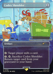 Codex Shredder (SLD-790) - Secret Lair Drop (Borderless) Foil
